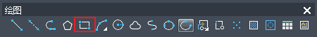 CAD畫(huà)不同類(lèi)型的矩形