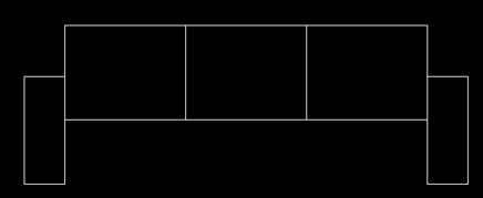 CAD沙發(fā)立體圖的畫法
