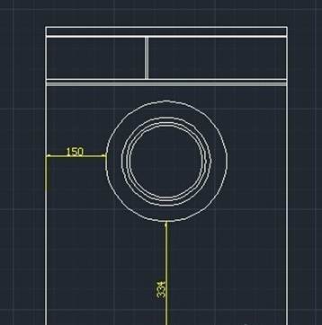 怎么用CAD繪制洗衣機的實例教程