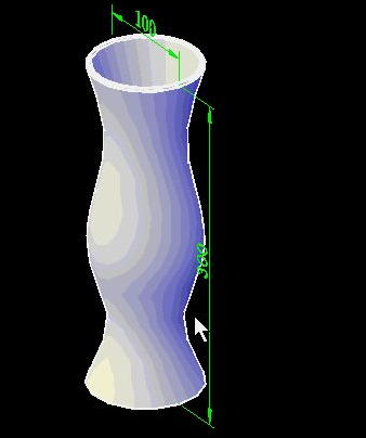 CAD怎樣設計簡易花瓶