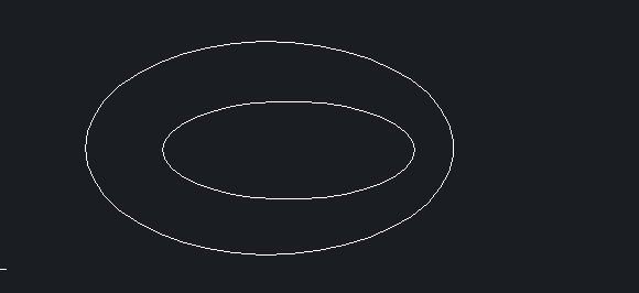 CAD中兩橢圓或圓之間距離標注的方法