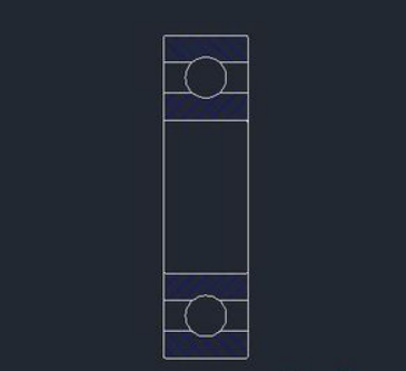 CAD繪制深溝球軸承的步驟